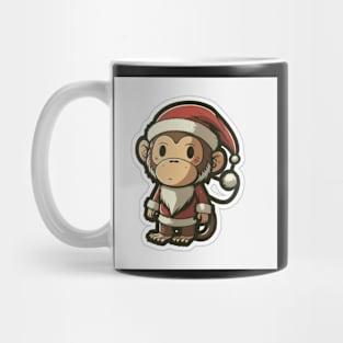 Cute Christmas Monkey! Mug